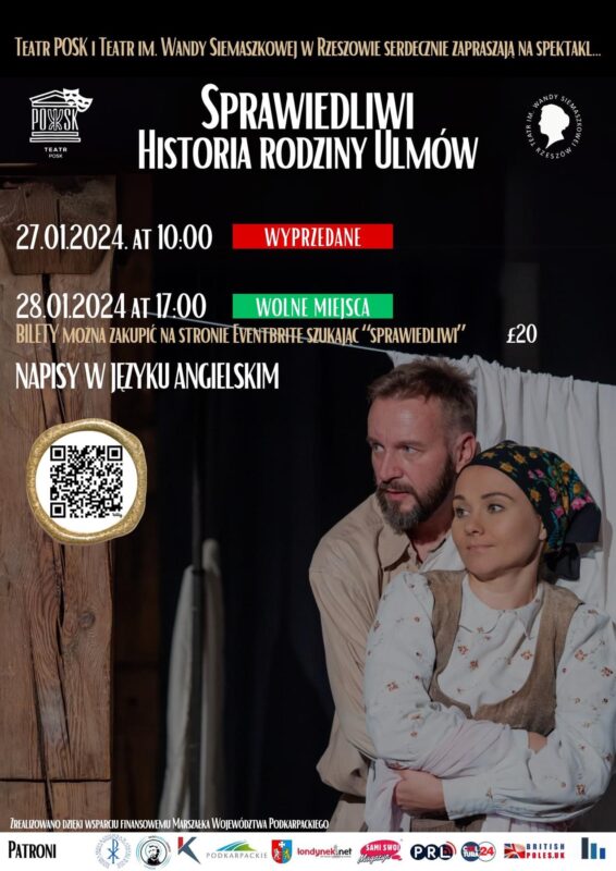 You are currently viewing Sprawiedliwi. Historia rodziny Ulmów w weekend w POSK