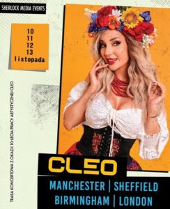 CLEO wystąpi w Manchesterze, Sheffield, Birmingham i Londynie