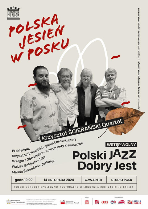 You are currently viewing Krzysztof Ścierański Quartet w POSK