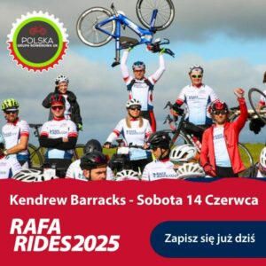 Rowerzyści jadą z RAFA