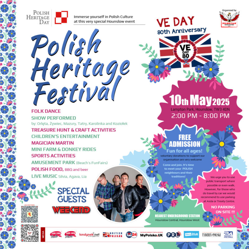 You are currently viewing Rodzinny Festyn Polish Heritage Festival już 10 maja w Hounslow!