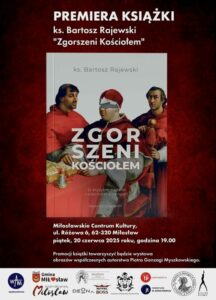 Zgorszeni Kościołem – premiera książki księdza Bartosza Rajewskiego