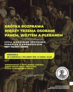 Z proboszczem przy pączku i kawie