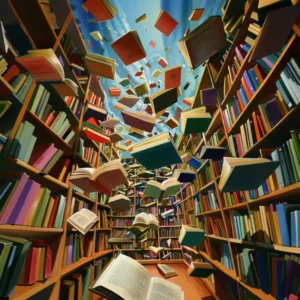 Wyprzedaż książek w Bibliotece POSK