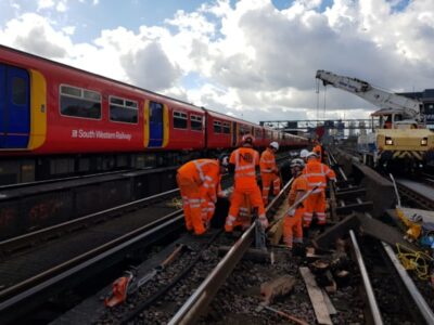 Od świąt utrudnienia między London Waterloo a Clapham Junction
