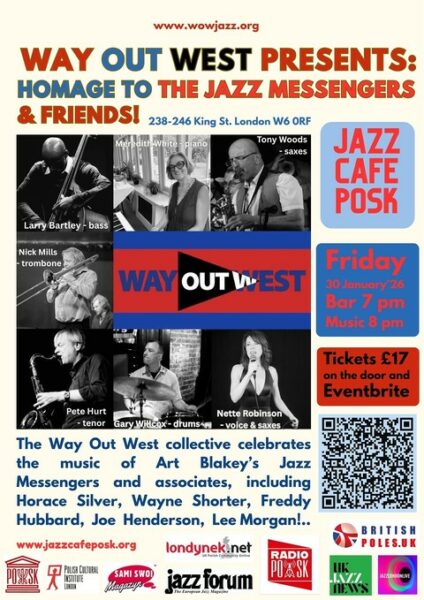 Muzyczny weekend w Jazz Cafe POSK