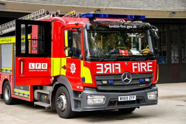 W Londynie spłonęły karetki pogotowia