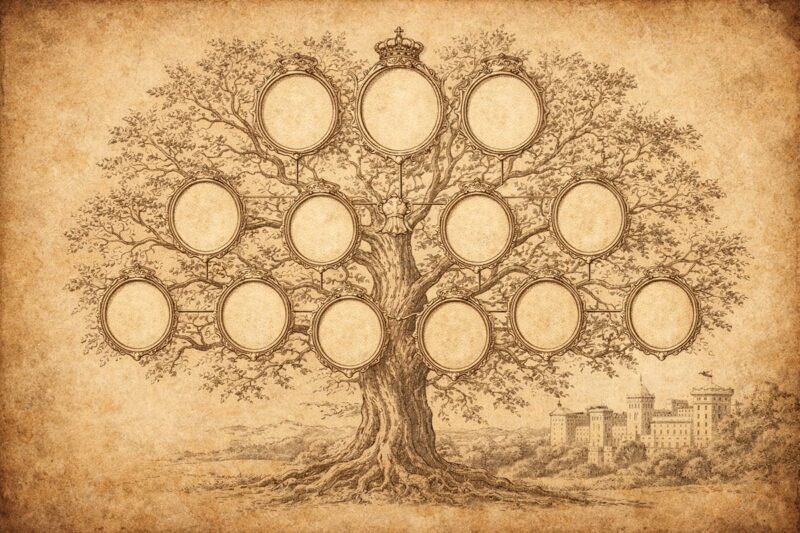 You are currently viewing Poznaj drzewo genealogiczne brytyjskiej rodziny królewskiej