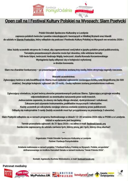 Daj się usłyszeć! Nie tylko dla poetów