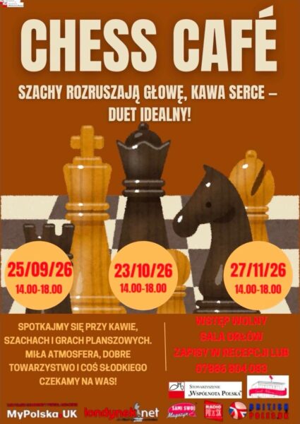 W Sali Orłów szachy, gry i pyszna kawa