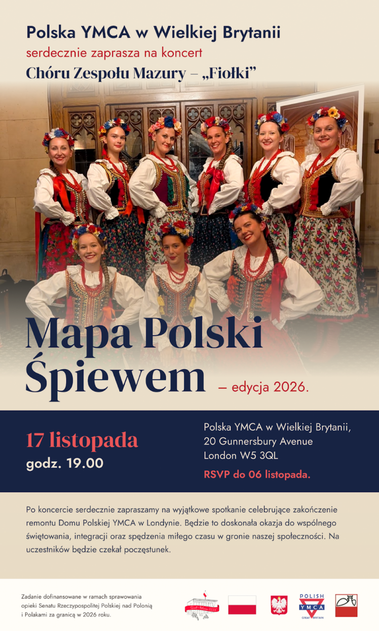 Mapa Polski śpiewem